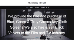 Desktop Screenshot of chromakey-hire.com